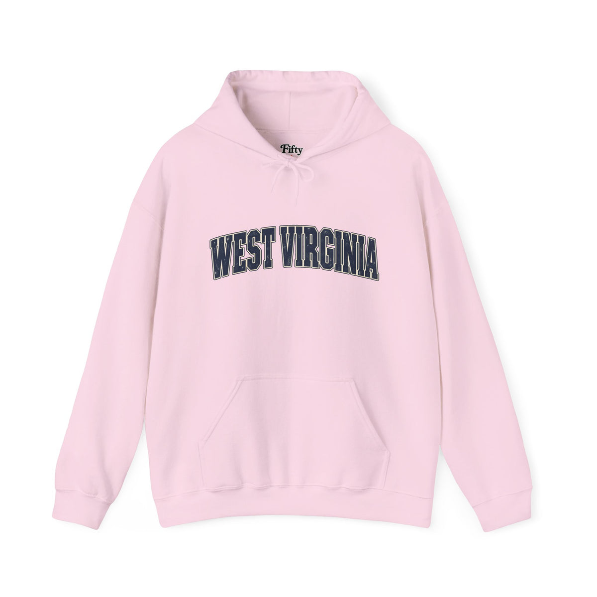 West Virginia Unisex Hoodie State Name Graphic