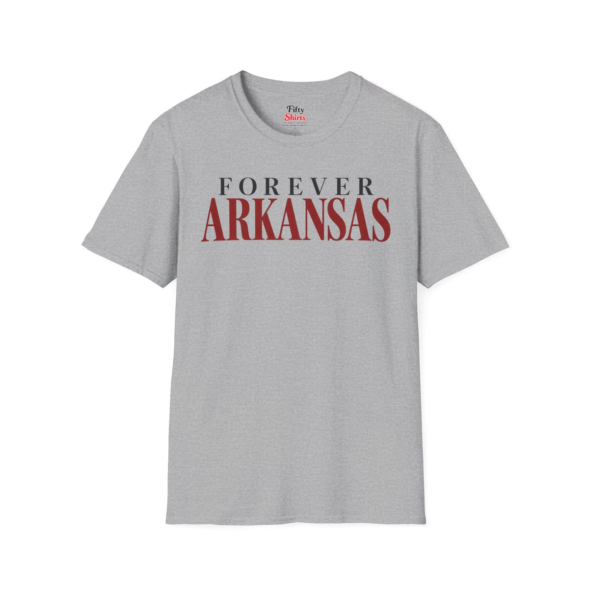 Forever Arkansas Unisex Softstyle T Shirt State Name Graphic Tee