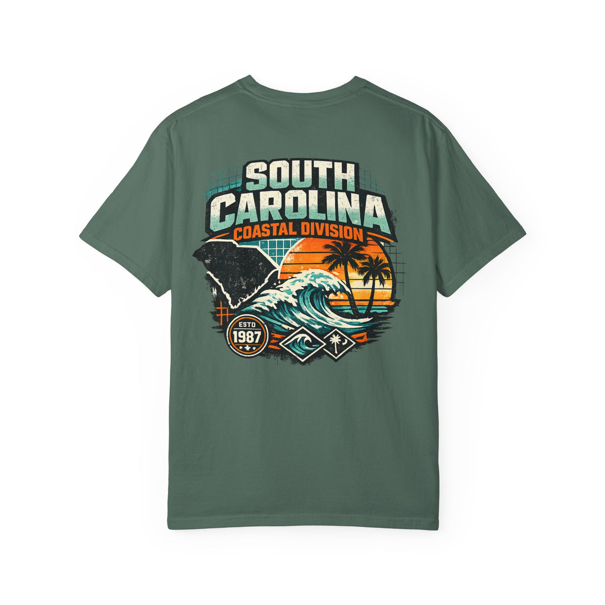 South Carolina Coastal Division Unisex Comfort Color 1717 Streetwear Graphic Tee