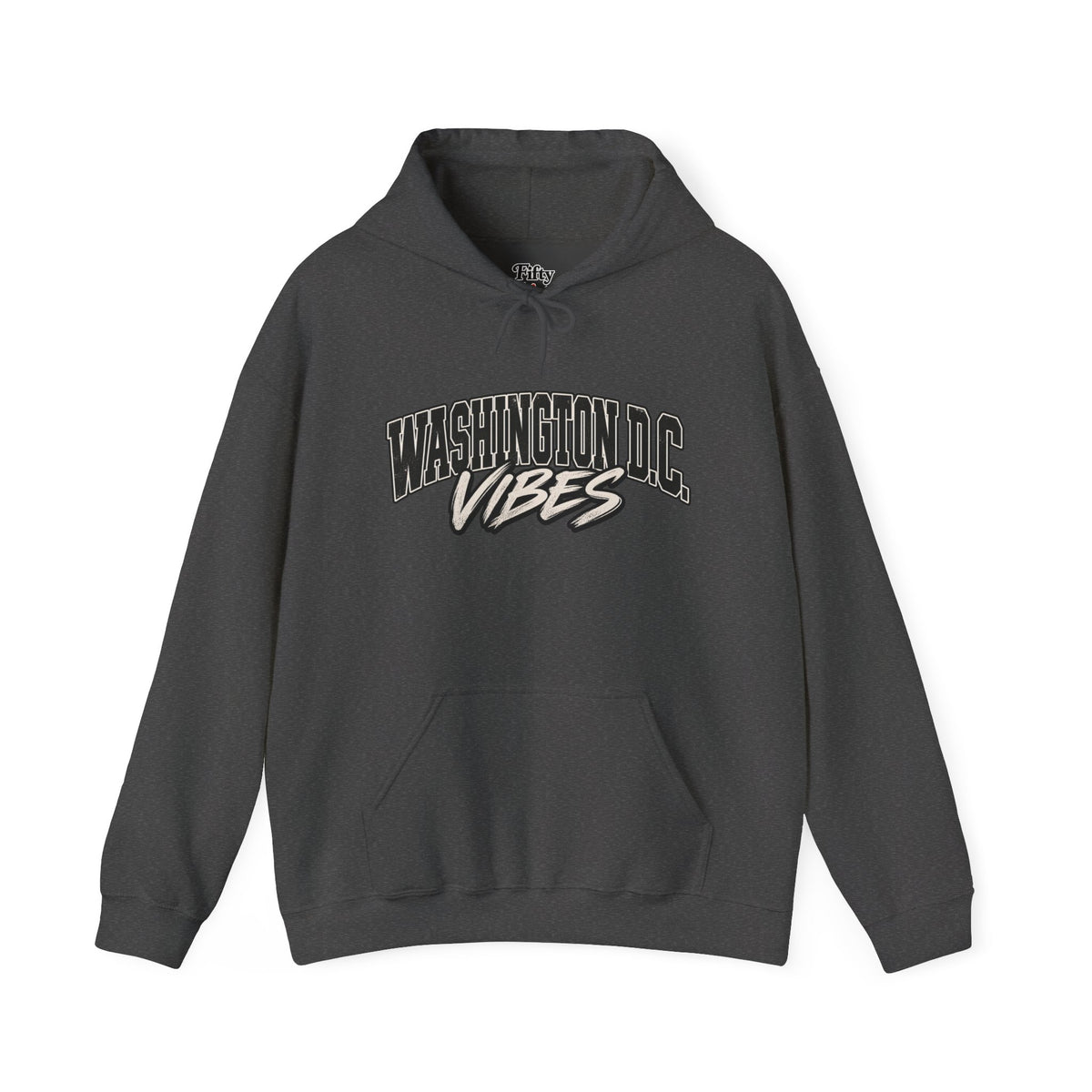Washington DC Vibes Unisex Hoodie State Name Graphic