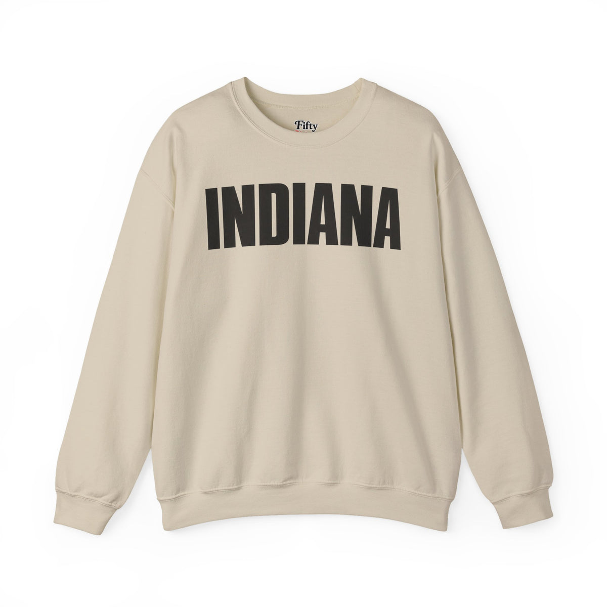 Indiana Unisex Crewneck Sweatshirt State Name Graphic