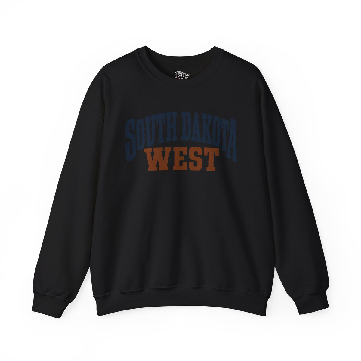 South Dakota West Unisex Crewneck Sweatshirt State Name Graphic
