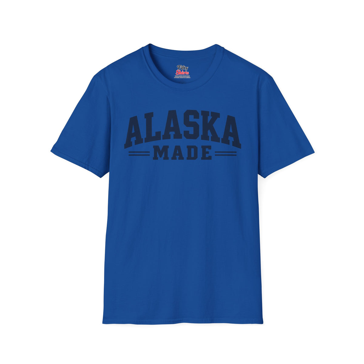 Alaska Made Unisex Softstyle T Shirt State Name Graphic Tee