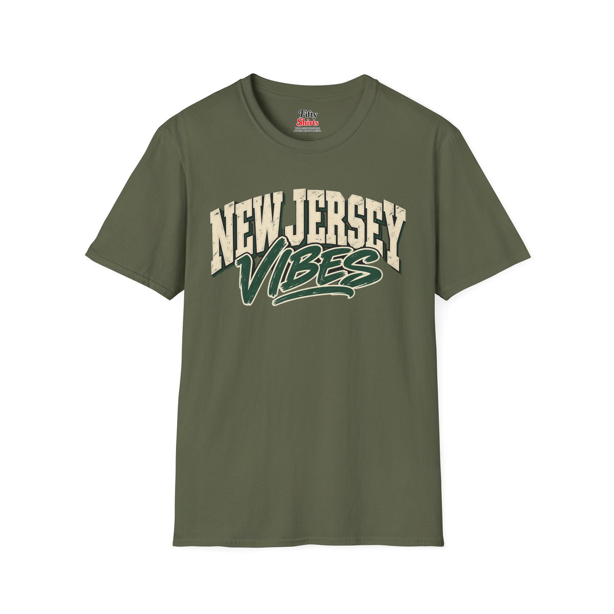 New Jersey Vibes Unisex Softstyle T Shirt State Name Graphic Tee