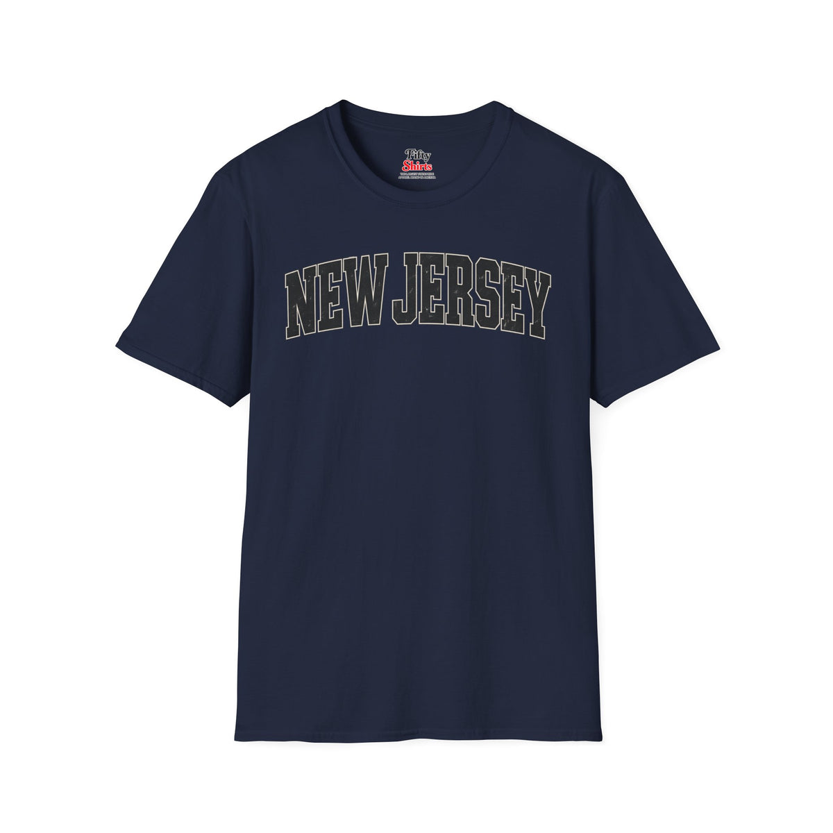 New Jersey Unisex Softstyle T Shirt State Name Graphic Tee