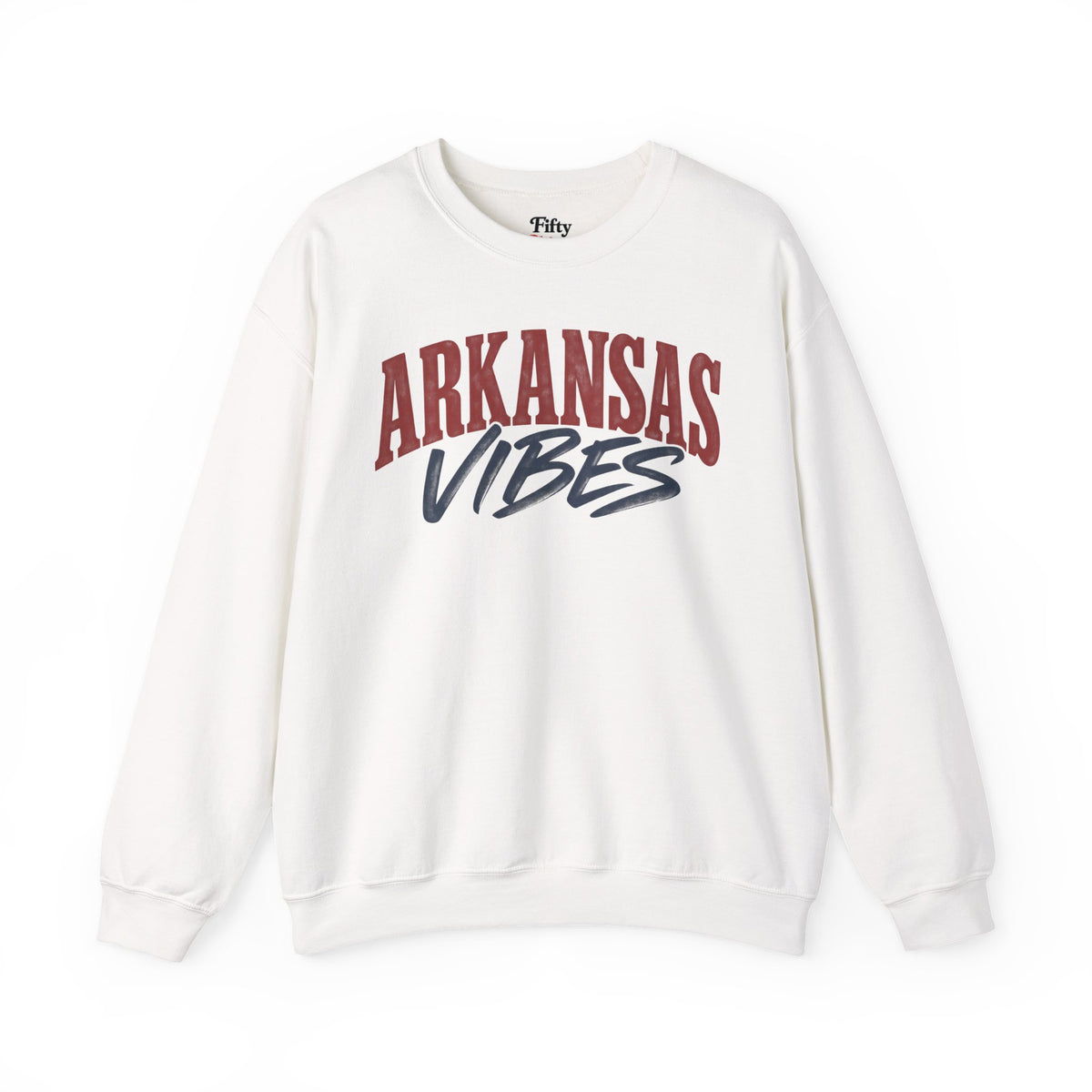 Arkansas Vibes Unisex Crewneck Sweatshirt State Name Graphic