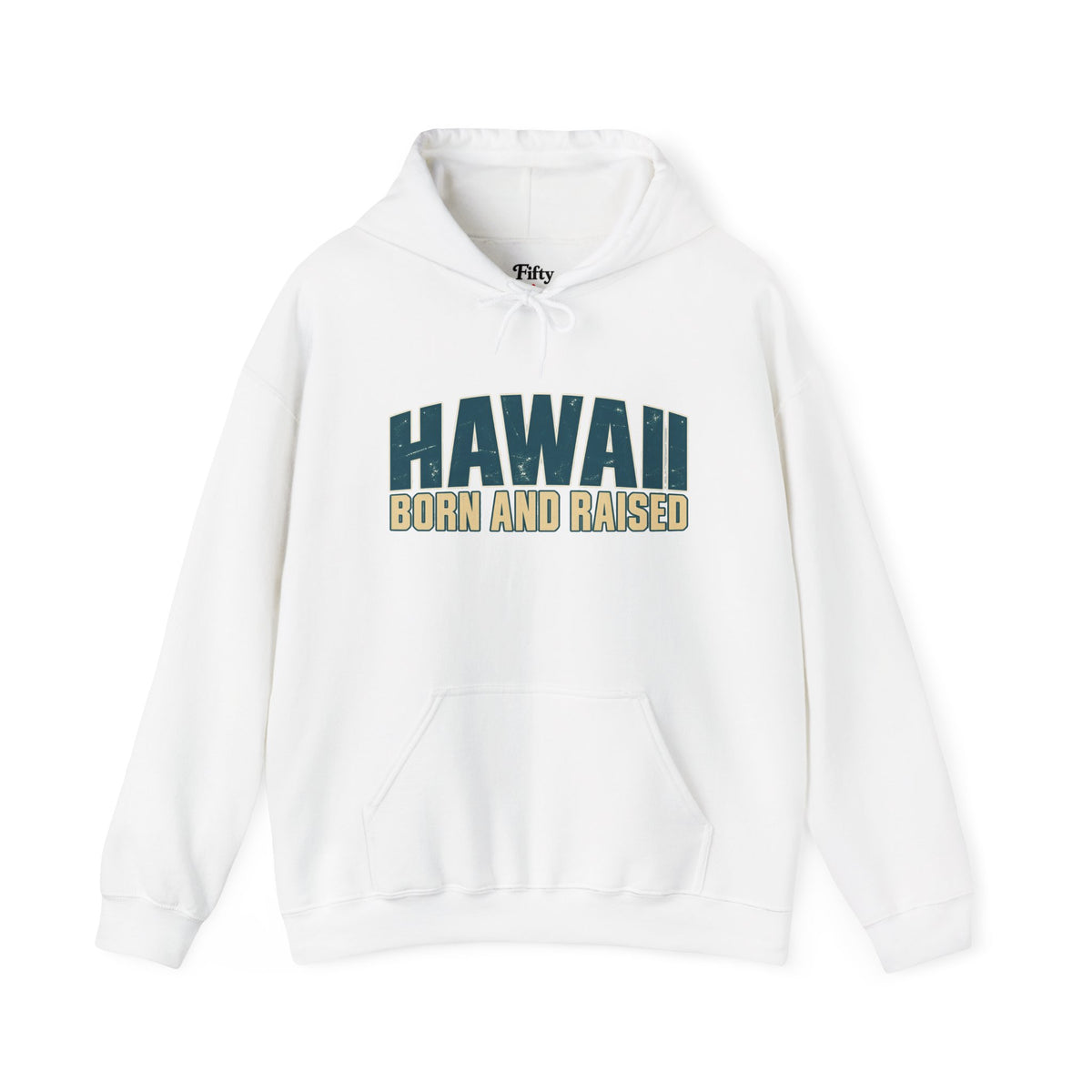 Hawaii Born and Raised Premium Surf Unisex Hoodie Graphic
