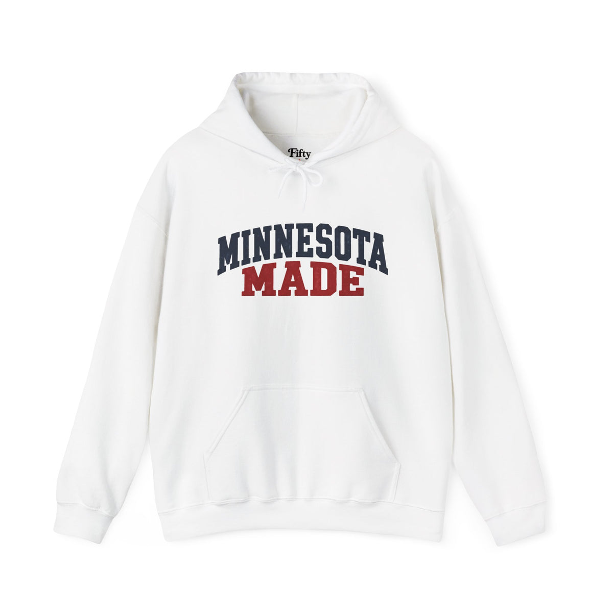 Minnesota Made Unisex Hoodie State Name Graphic