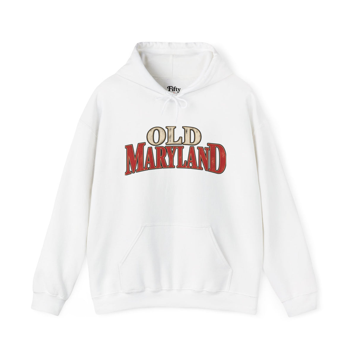 Old Maryland Unisex Hoodie State Name Graphic
