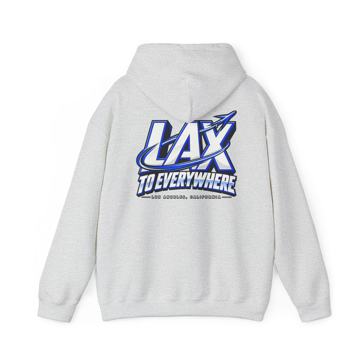 Lax To Everywhere Los Angeles Unisex Hoodie Graphic