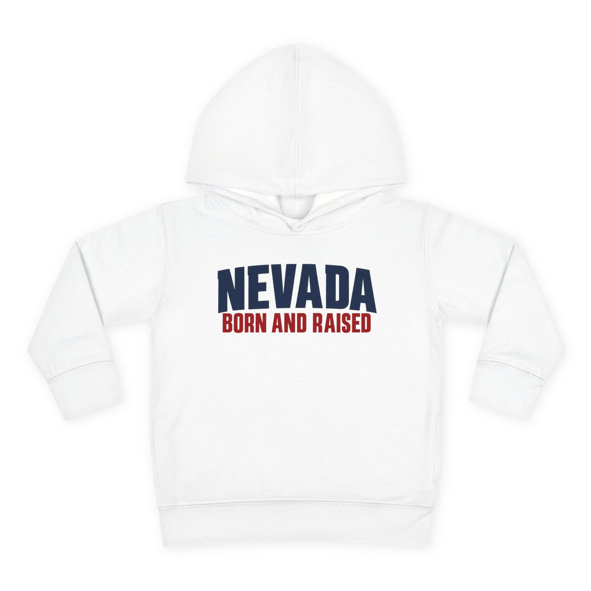 Nevada Born and Raised Minimal Heritage Unisex Toddler Pullover Fleece Hoodie