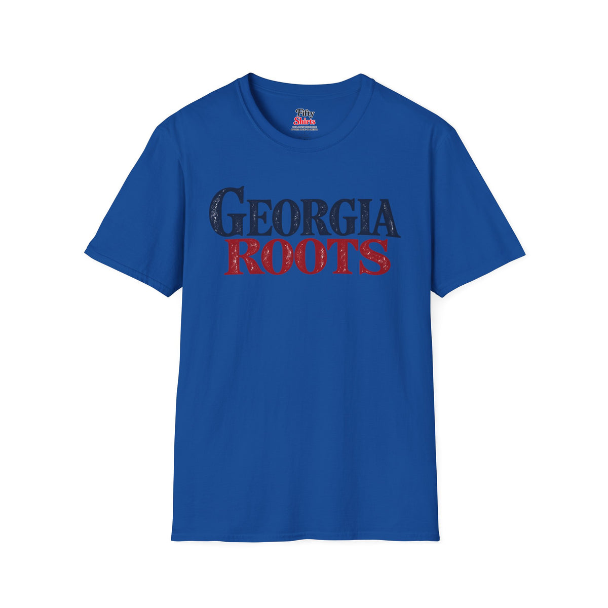Georgia Roots Unisex Softstyle T Shirt State Name Graphic Tee