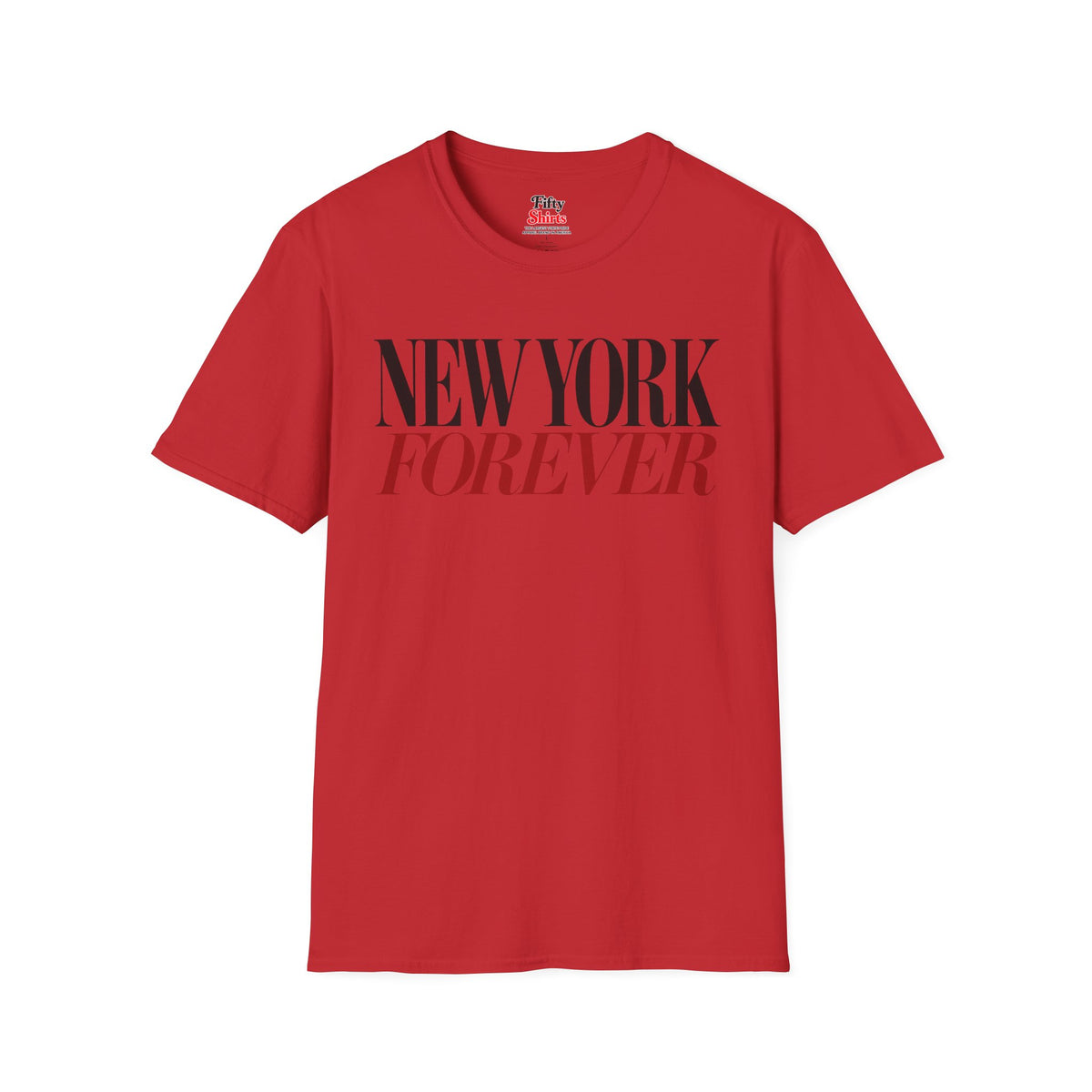 New York Forever Unisex Softstyle T Shirt State Name Graphic Tee