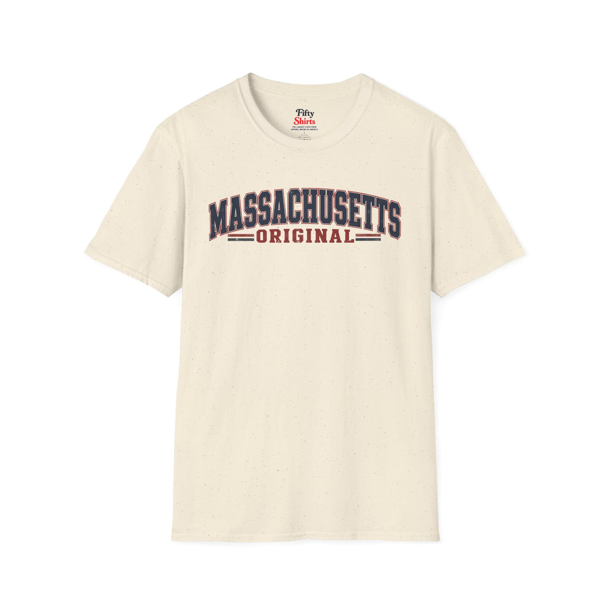 Massachusetts Original Unisex Softstyle T Shirt State Name Graphic Tee