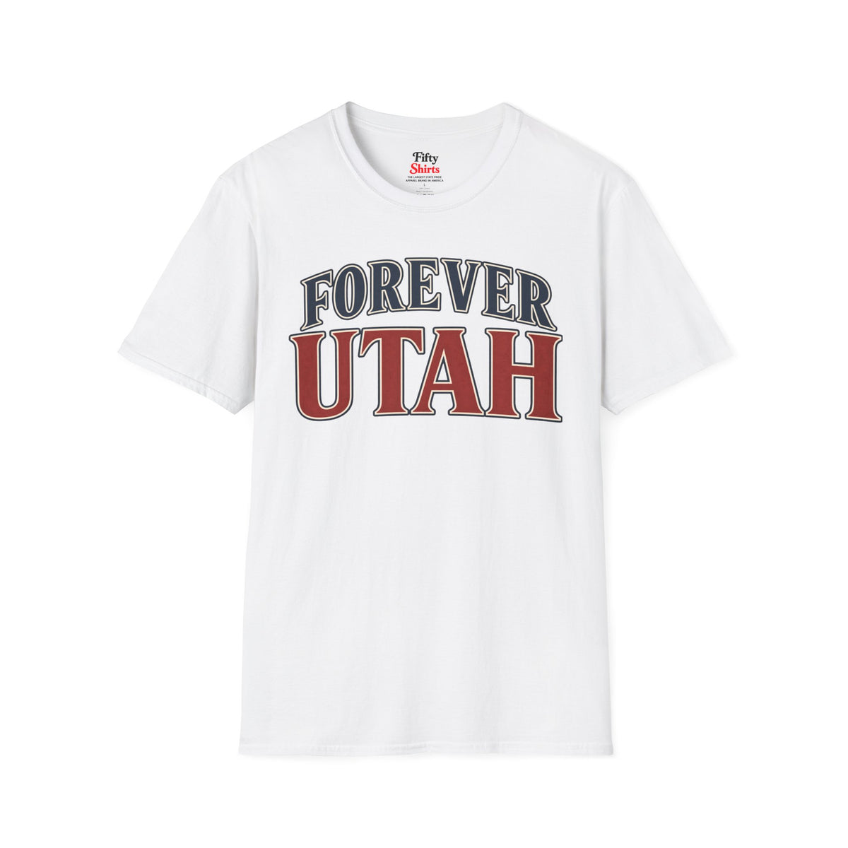 Forever Utah Unisex Softstyle T Shirt State Name Graphic Tee