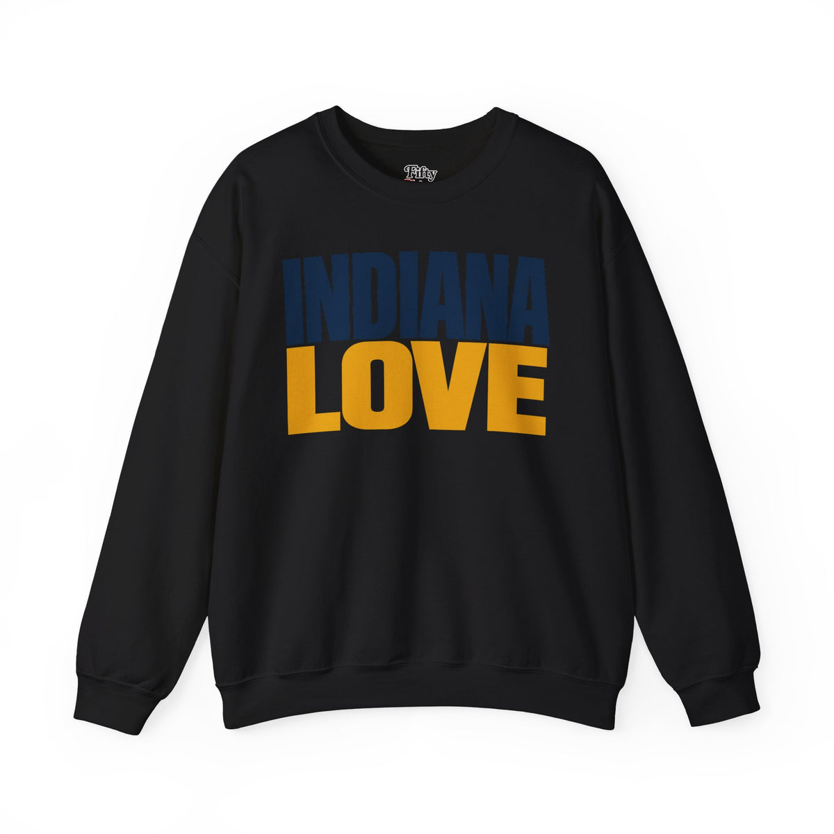 Indiana Love Unisex Crewneck Sweatshirt State Name Graphic