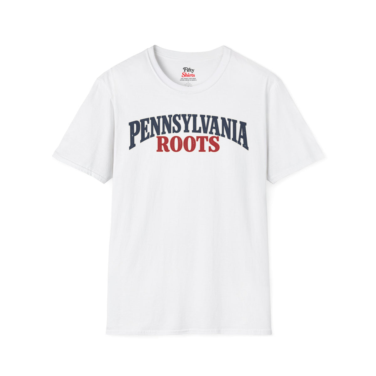 Pennsylvania Roots Unisex Softstyle T Shirt State Name Graphic Tee