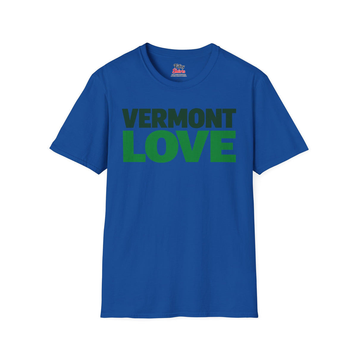 Vermont Love Unisex Softstyle T Shirt State Name Graphic Tee