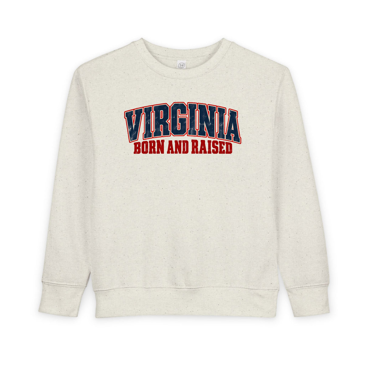 Virginia Born and Raised Vintage Workwear Unisex Toddler Sweatshirt