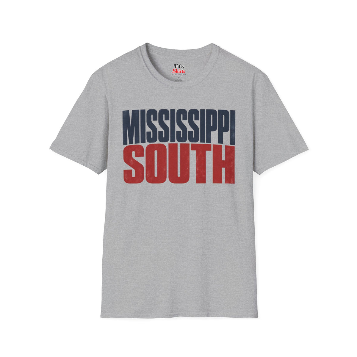Mississippi South Unisex Softstyle T Shirt State Name Graphic Tee