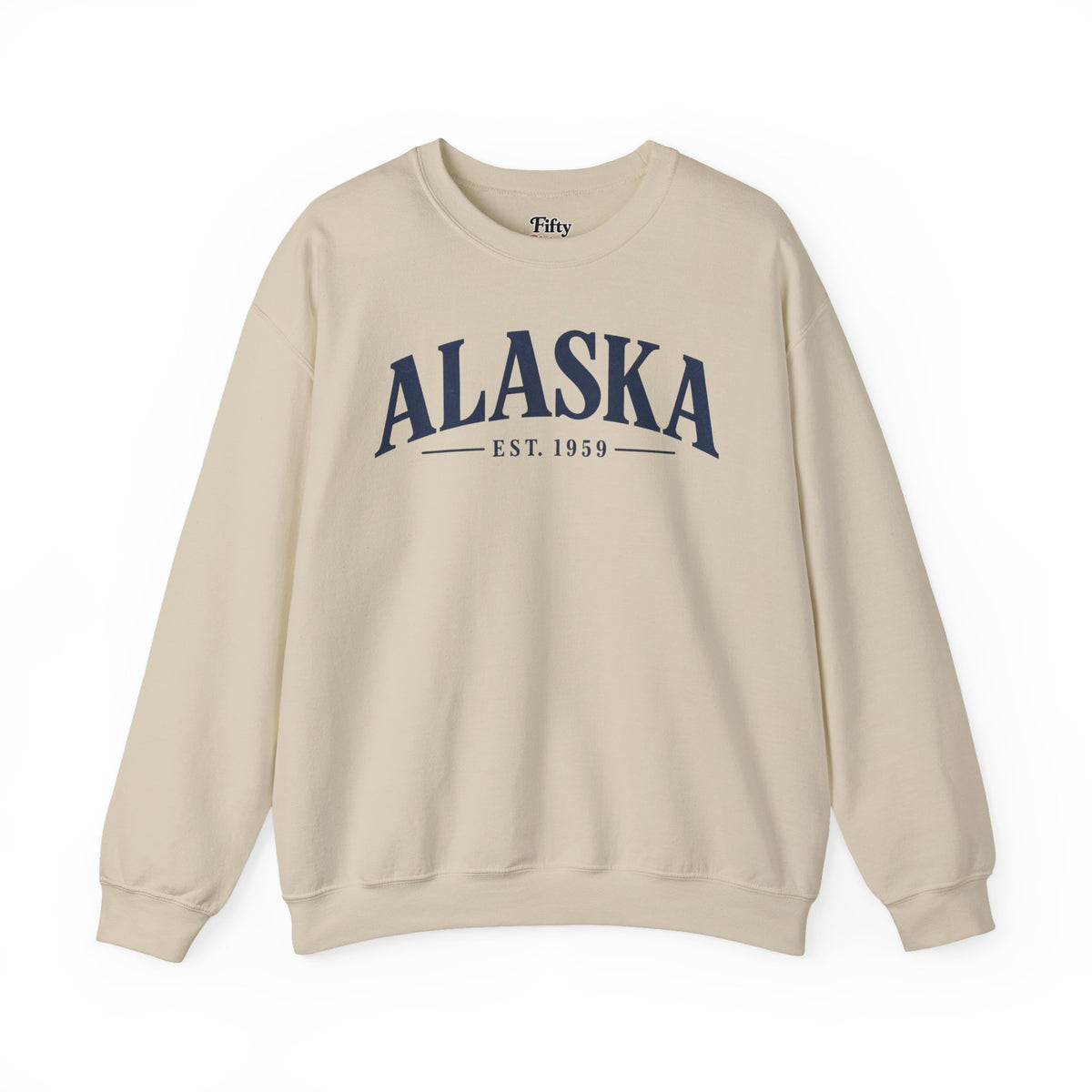 Alaska Est 1959 Unisex Crewneck Sweatshirt State Name Graphic