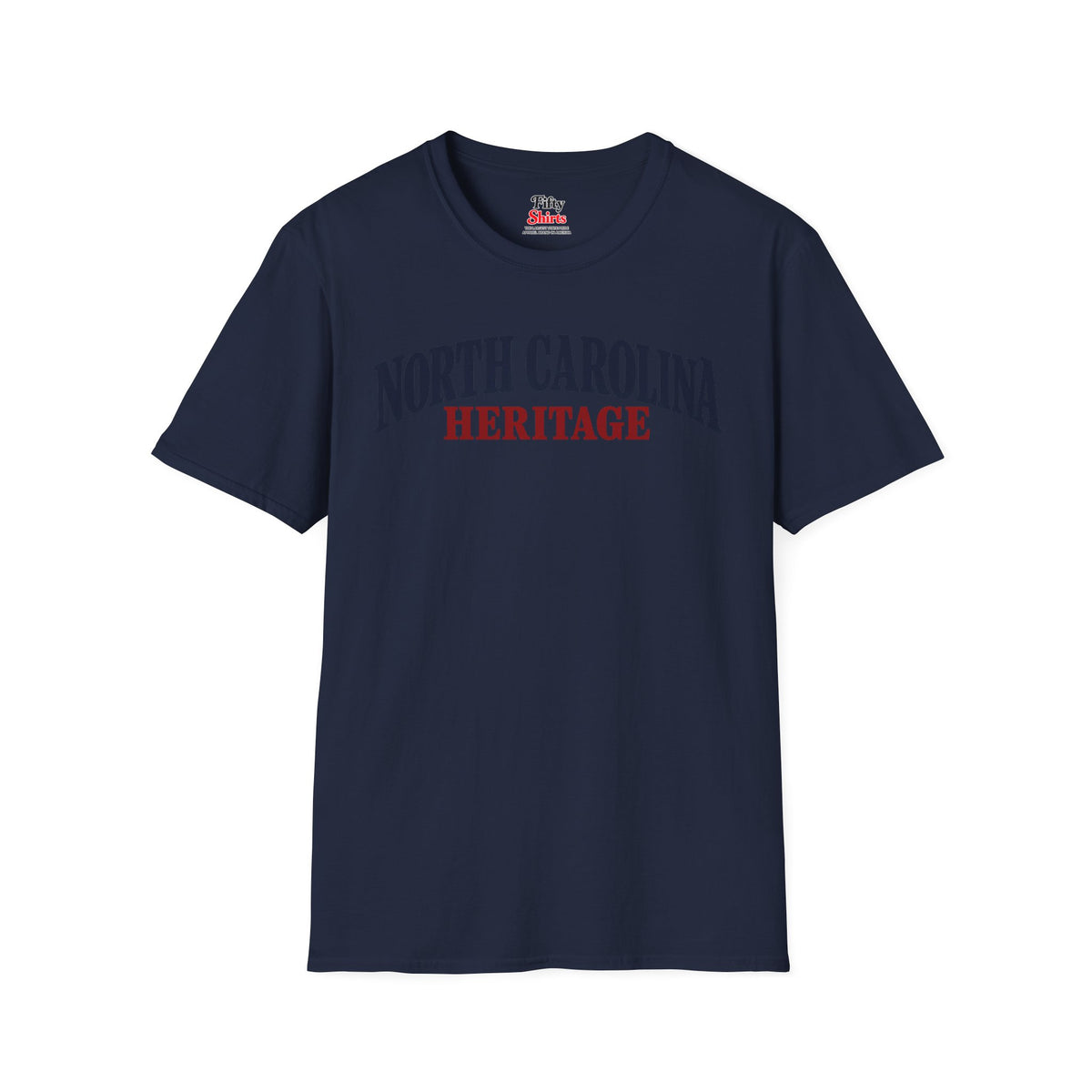 North Carolina Heritage Unisex Softstyle T Shirt State Name Graphic Tee