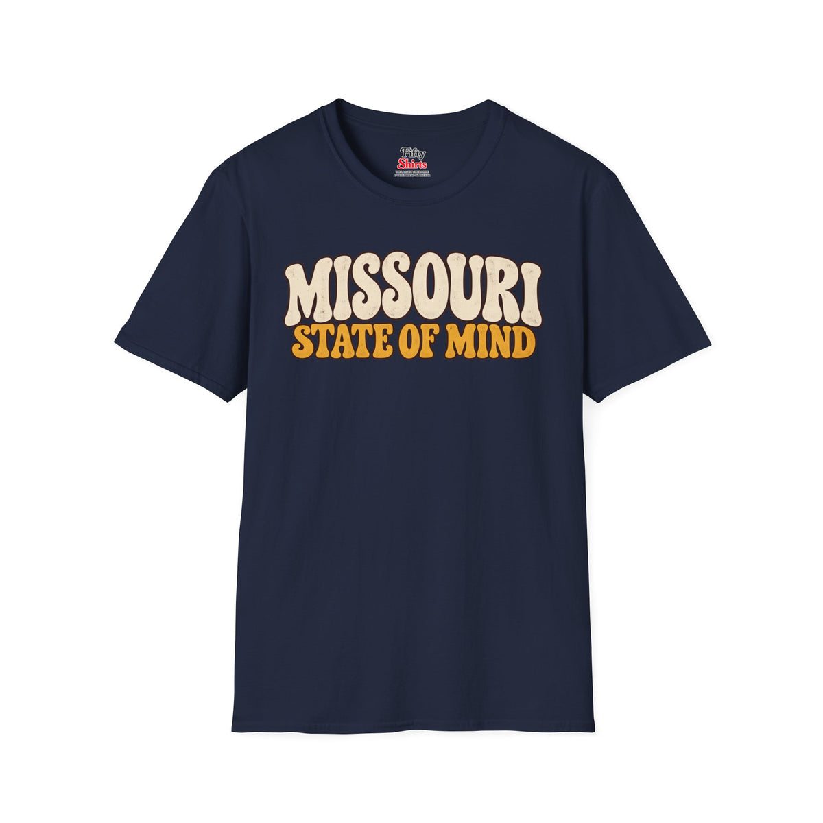 Missouri State of Mind Unisex Softstyle T Shirt State Name Graphic Tee