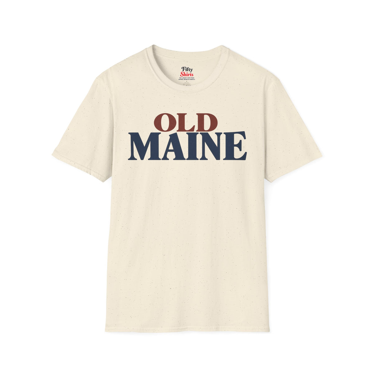 Old Maine Unisex Softstyle T Shirt State Name Graphic Tee