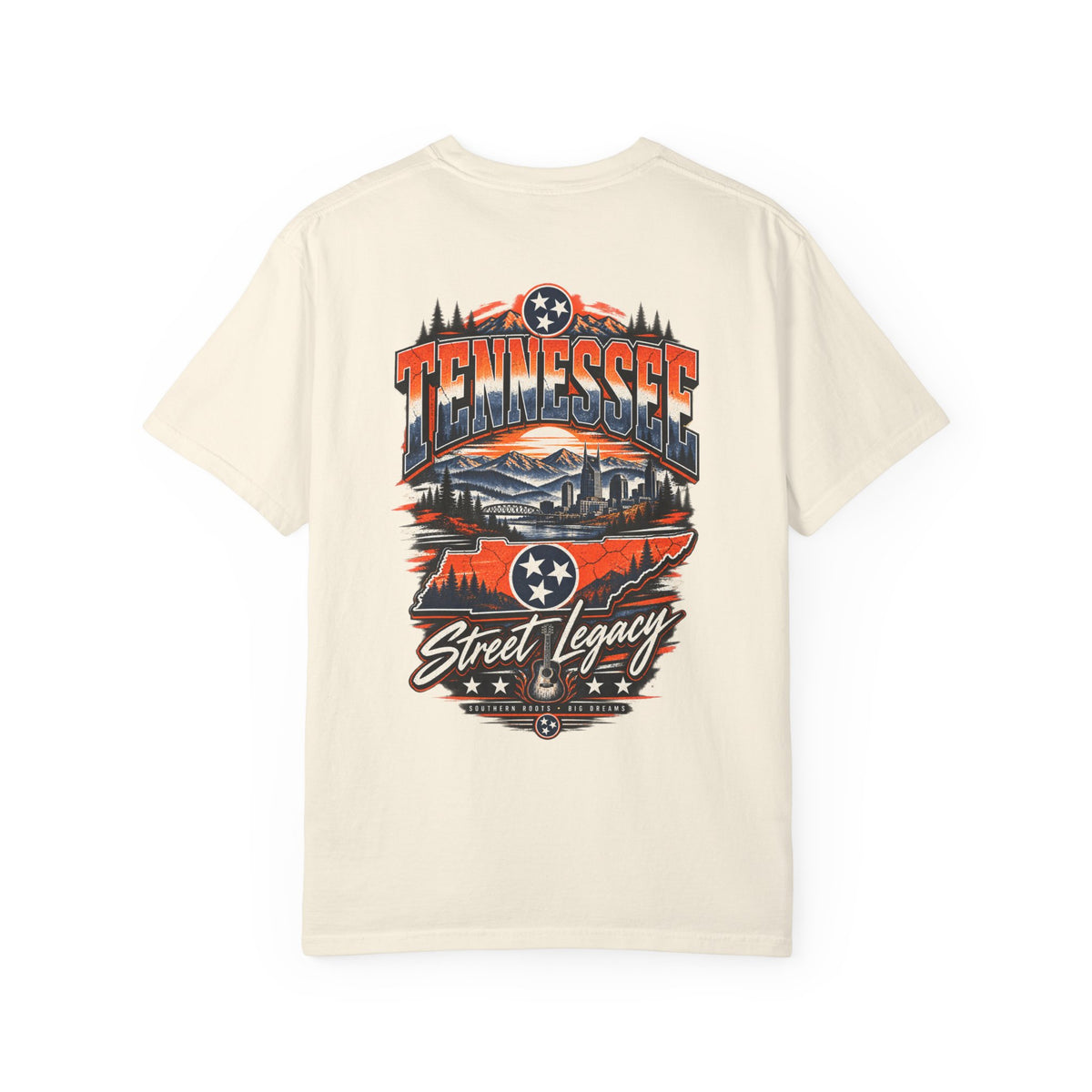 Tennessee Street Legacy Unisex Comfort Color 1717 Streetwear Graphic Tee