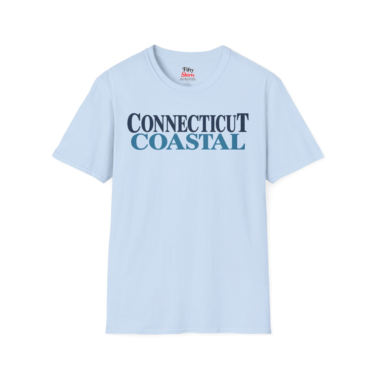 Connecticut Coastal Unisex Softstyle T Shirt State Name Graphic Tee Unisex Softstyle T Shirt State Name Graphic Tee