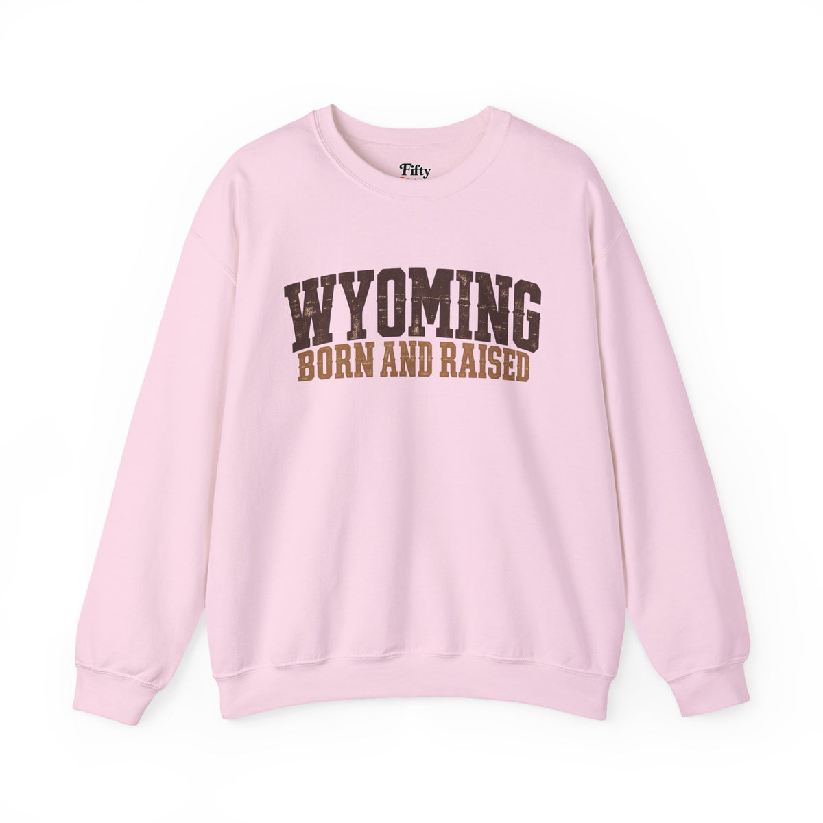 Wyoming Born and Raised Rugged Workwear Unisex Sweatshirt Graphic