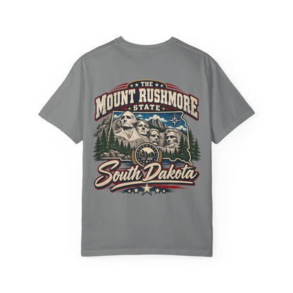 South Dakota Mount Rushmore State Unisex Comfort Color 1717 Streetwear Graphic Tee