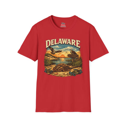 Delaware Wildlife Unisex Softstyle T Shirt State Pride Graphic Tee Collections FS03