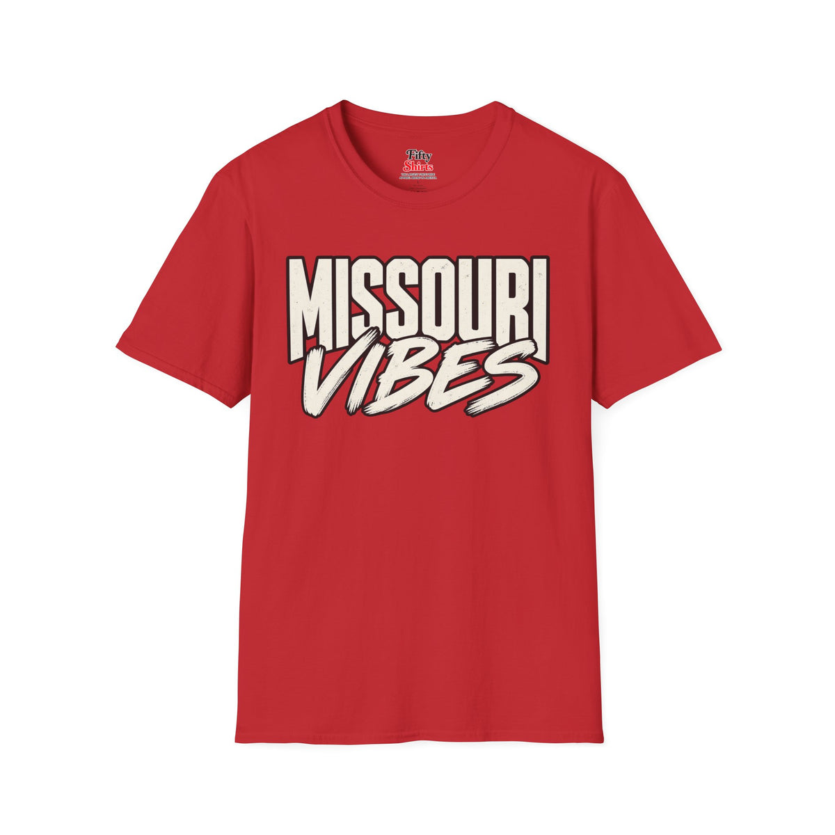 Missouri Vibes Unisex Softstyle T Shirt State Name Graphic Tee
