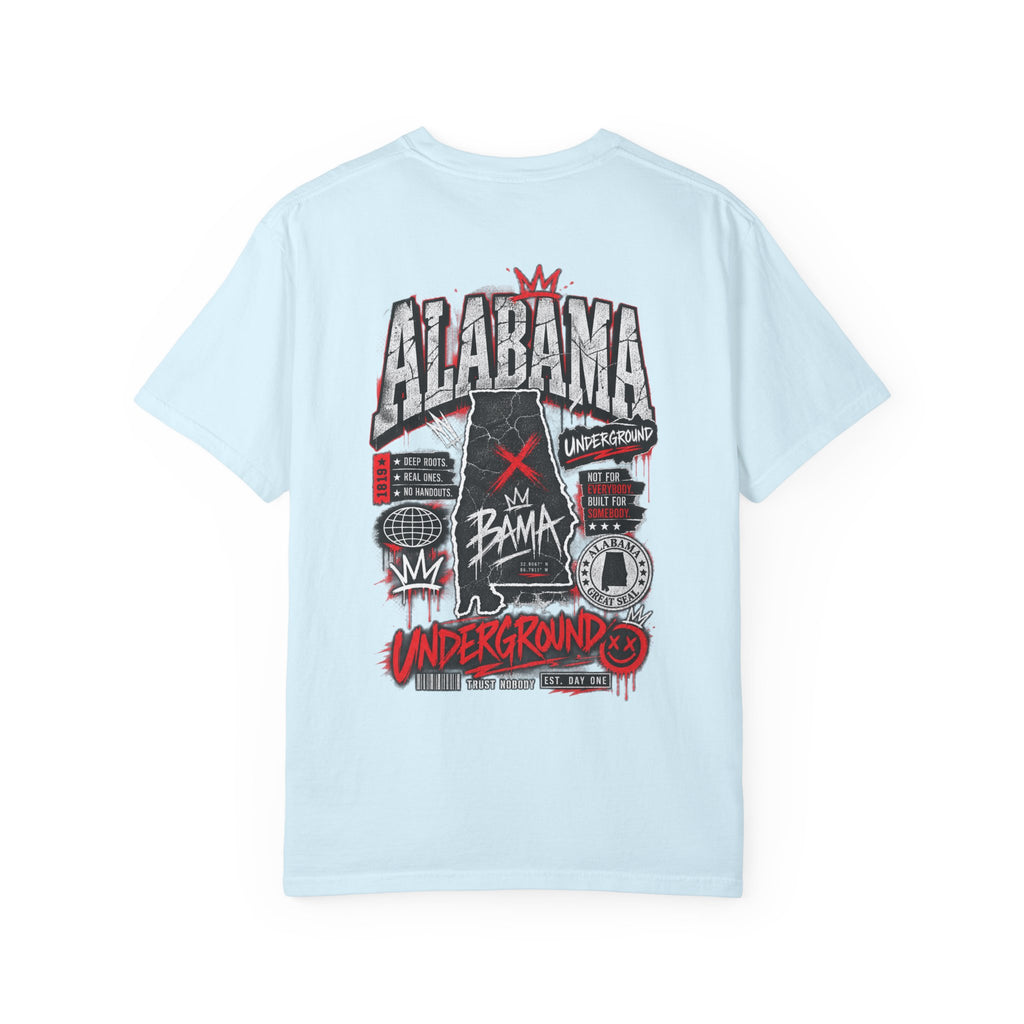 Alabama Underground Unisex Comfort Color 1717 Streetwear Graphic Tee