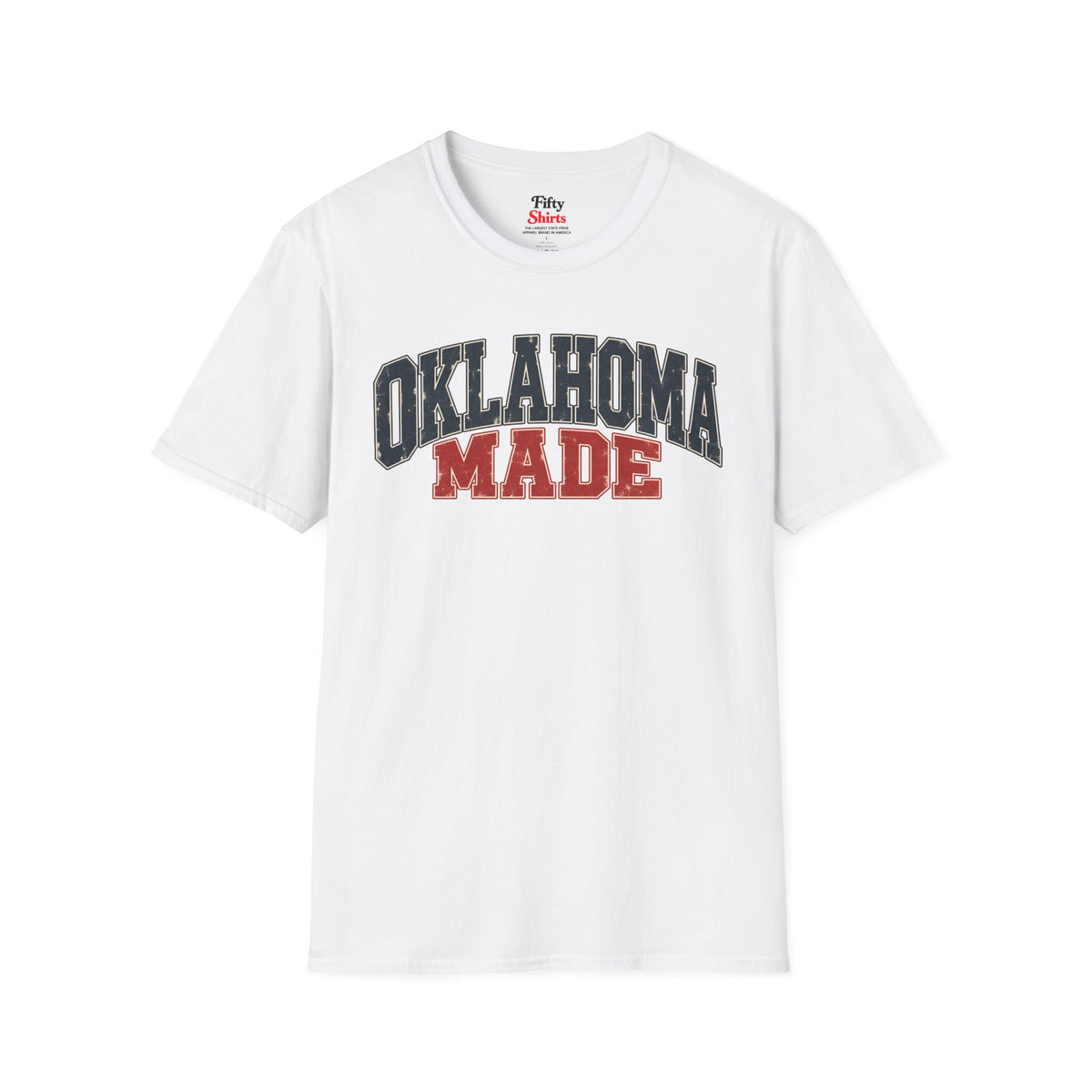 Oklahoma Made Unisex Softstyle T Shirt State Name Graphic Tee