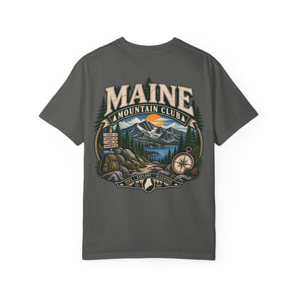 Maine Mountain Club Unisex Comfort Color 1717 Streetwear Graphic Tee
