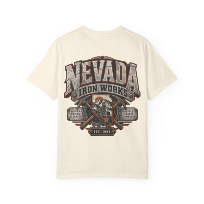 Nevada Iron Works Unisex Comfort Color 1717 Streetwear Graphic Tee