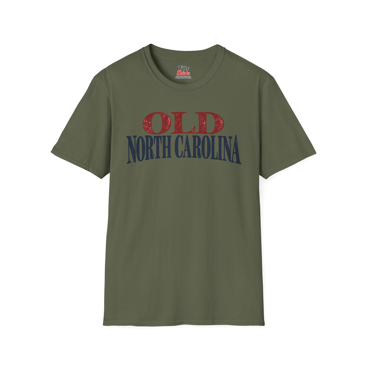 Old North Carolina Unisex Softstyle T Shirt State Name Graphic Tee