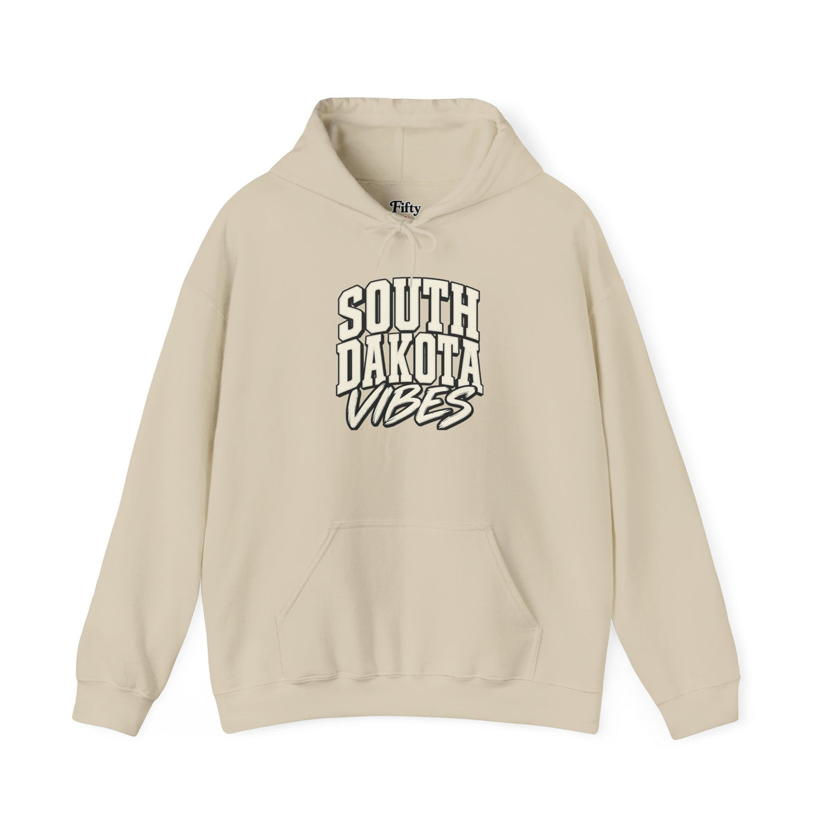 South Dakota Vibes Unisex Hoodie State Name Graphic