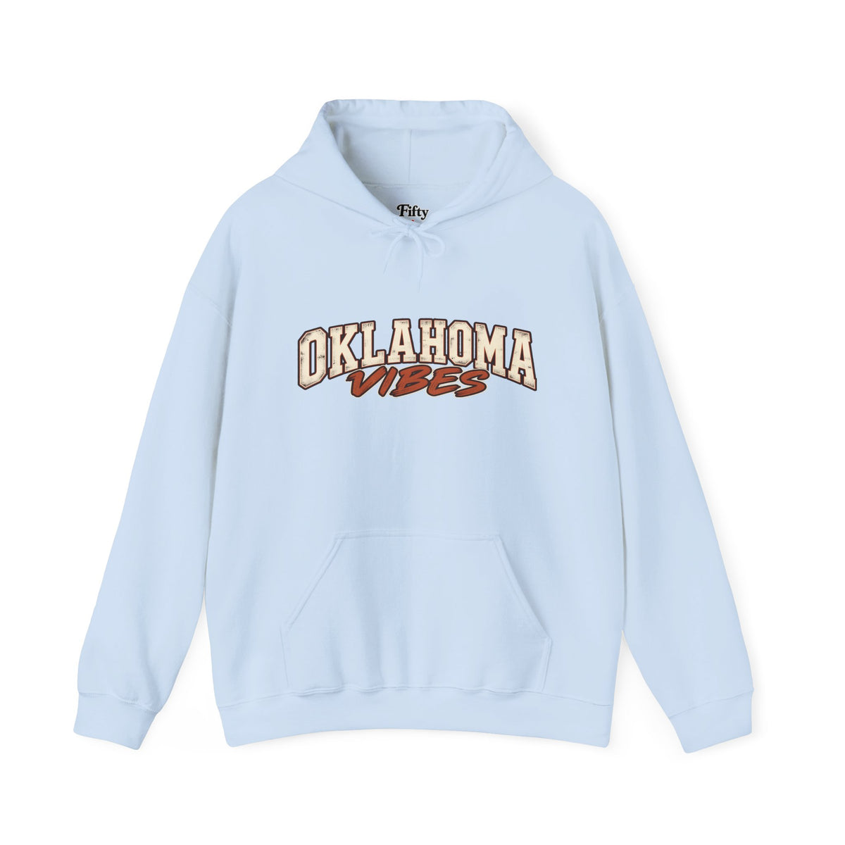 Oklahoma Vibes Unisex Hoodie State Name Graphic