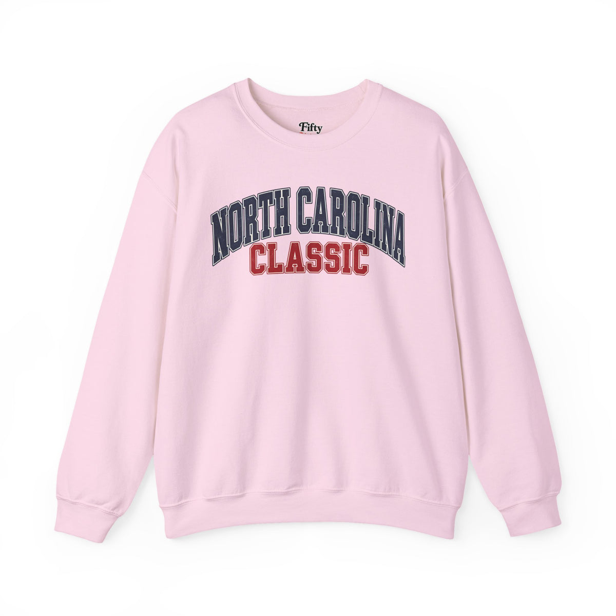 North Carolina Classic Unisex Crewneck Sweatshirt State Name Graphic