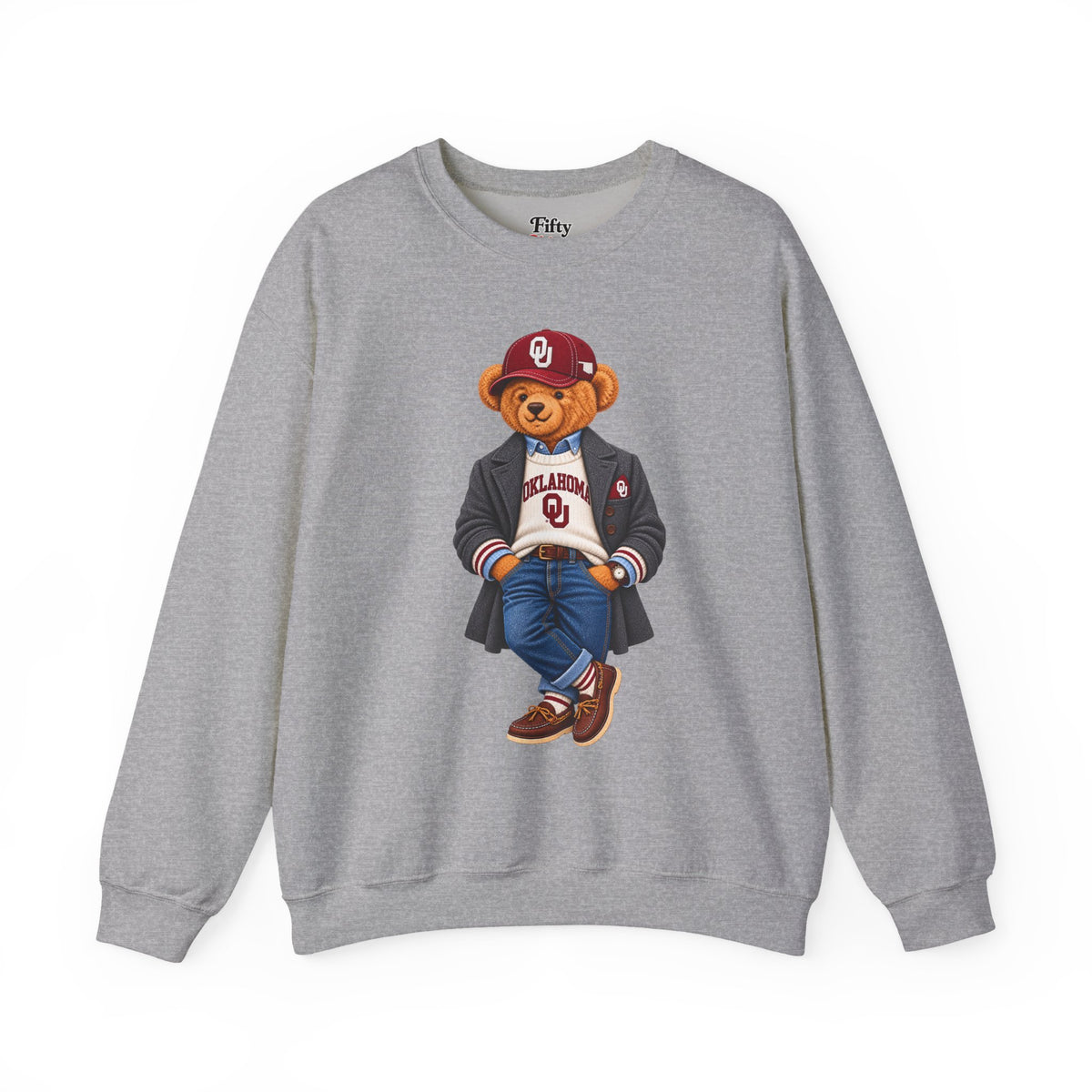 Oklahoma- Game Day Teddy Bear Sweatshirt