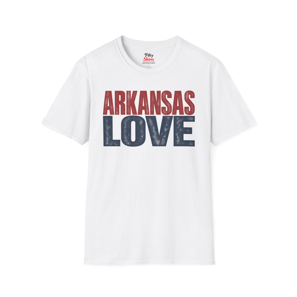 Arkansas Love Unisex Softstyle T Shirt State Name Graphic Tee