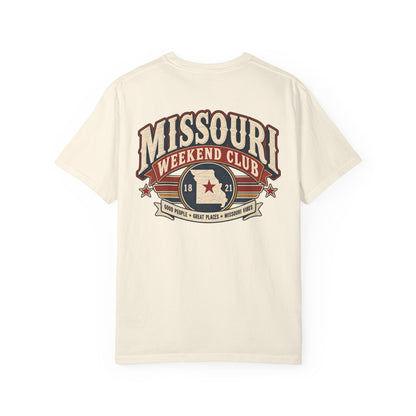 Missouri Weekend Club Unisex Comfort Color 1717 Streetwear Graphic Tee