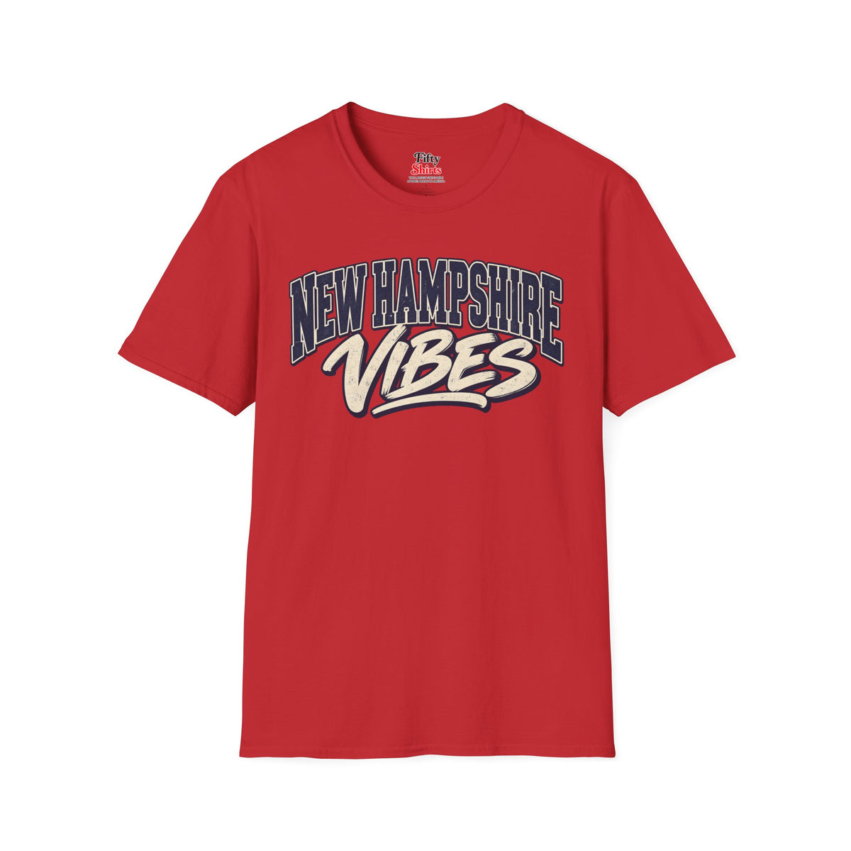 New Hampshire Vibes Unisex Softstyle T Shirt State Name Graphic Tee