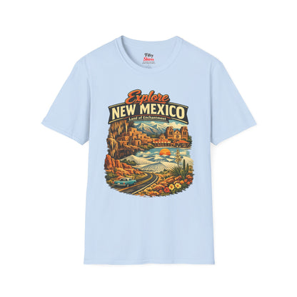 Explore New Mexico Unisex Softstyle T Shirt State Pride Graphic Tee Collections FS03