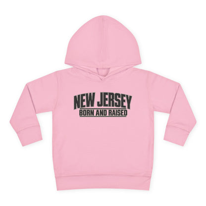 New Jersey Born and Raised Modern Streetwear Unisex Toddler Pullover Fleece Hoodie