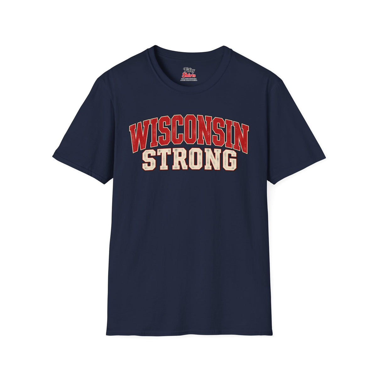 Wisconsin Strong Unisex Softstyle T Shirt State Name Graphic Tee