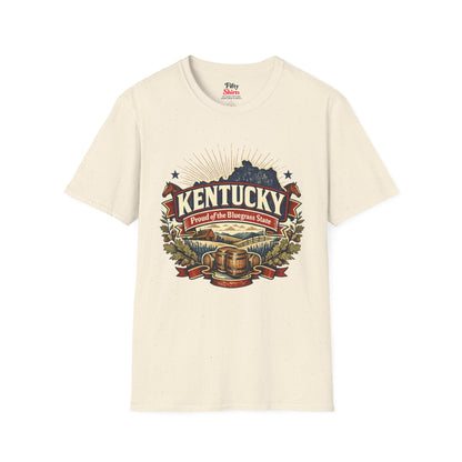 Kentucky State Pride Unisex Softstyle T Shirt State Pride Graphic Tee Collections FS03